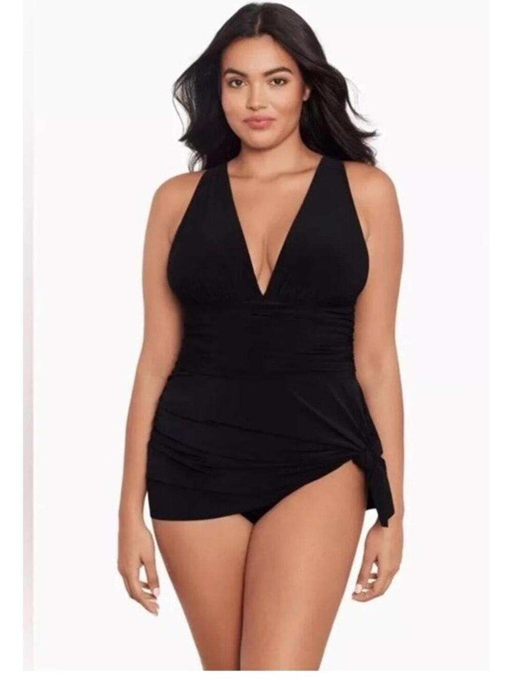 MagicSuit Celine Swim Dress Swimsuit in Black Size 22W NWOT